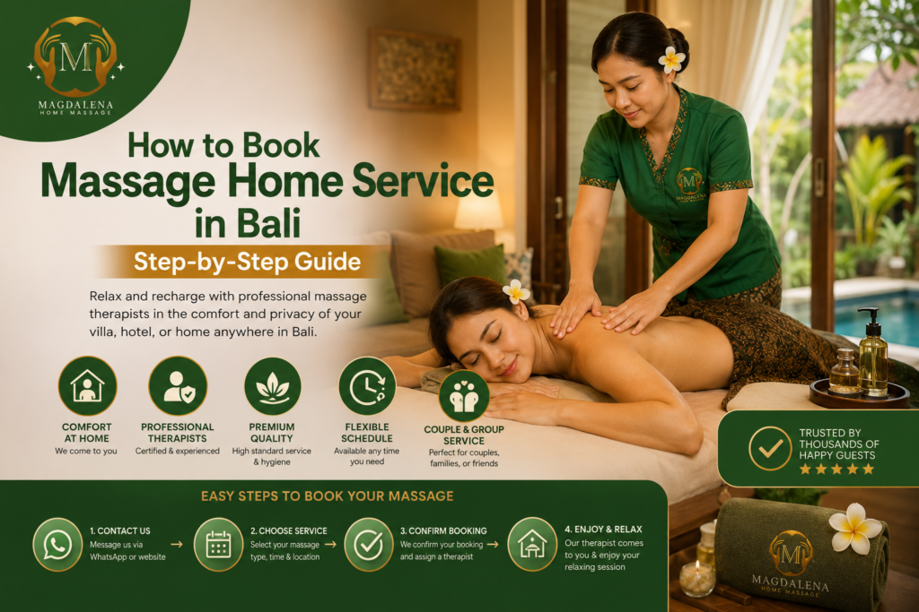 How to Book Massage Home Service in Bali